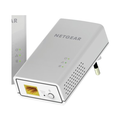 Netgear PL1000-100PES Adaptateur réseau CPL 1000 Mbit/s Ethernet/LAN Blanc 2 pièce(s)